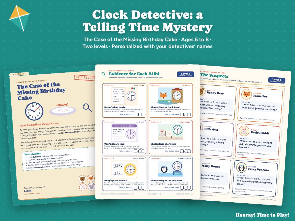 Clock Detective: The Case of the Missing Birthday Cake