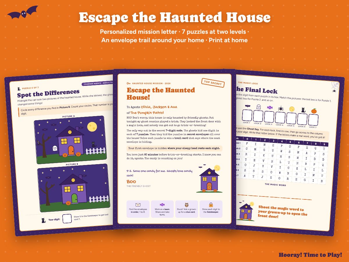 Halloween Escape Room for Kids