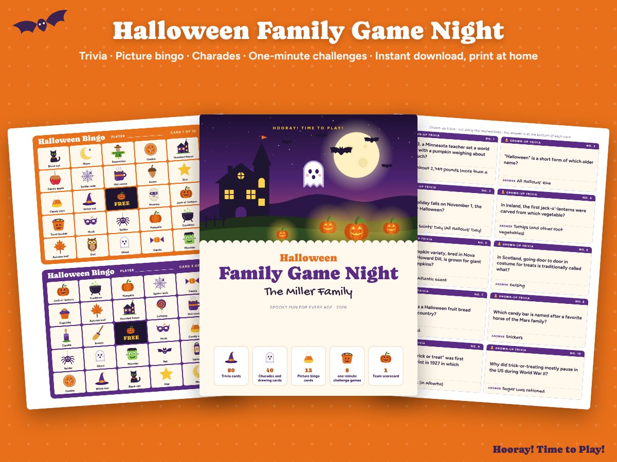 Halloween Family Game Night