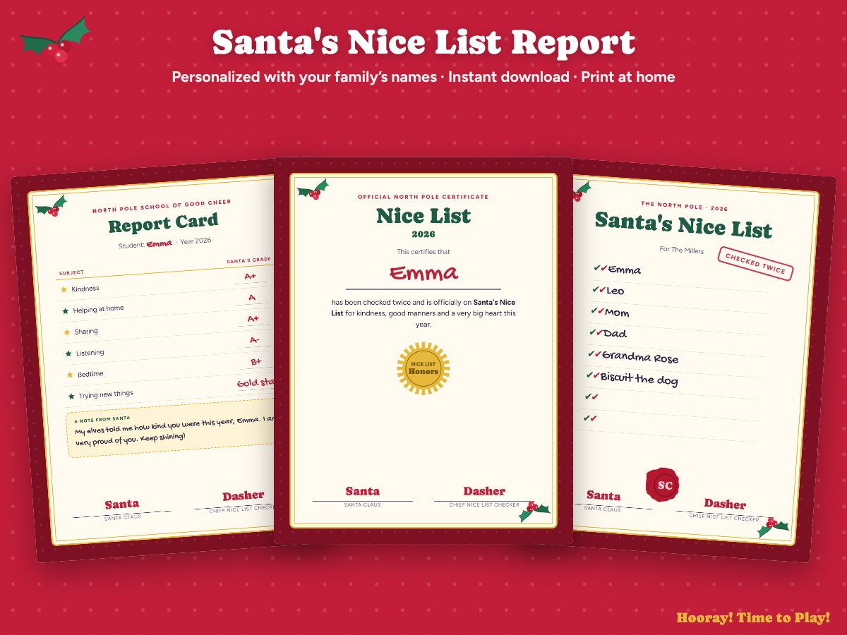 Santa's Nice List Report