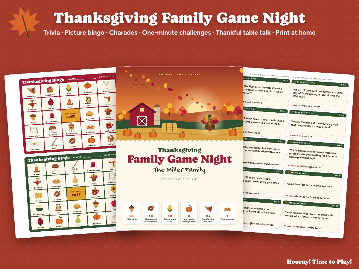 Thanksgiving Family Game Night