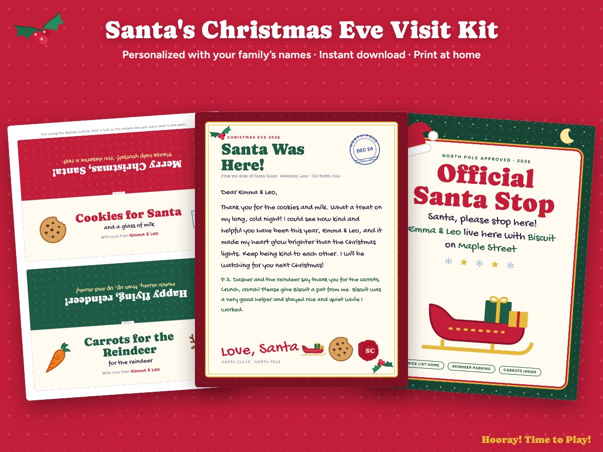 Santa's Christmas Eve Visit Kit